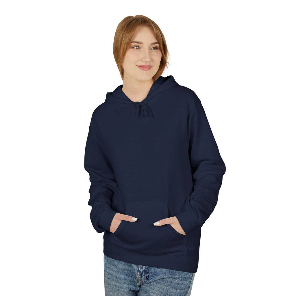 Artistic Abstract Portrait Hoodie — Colorful Modern Expression Back Print