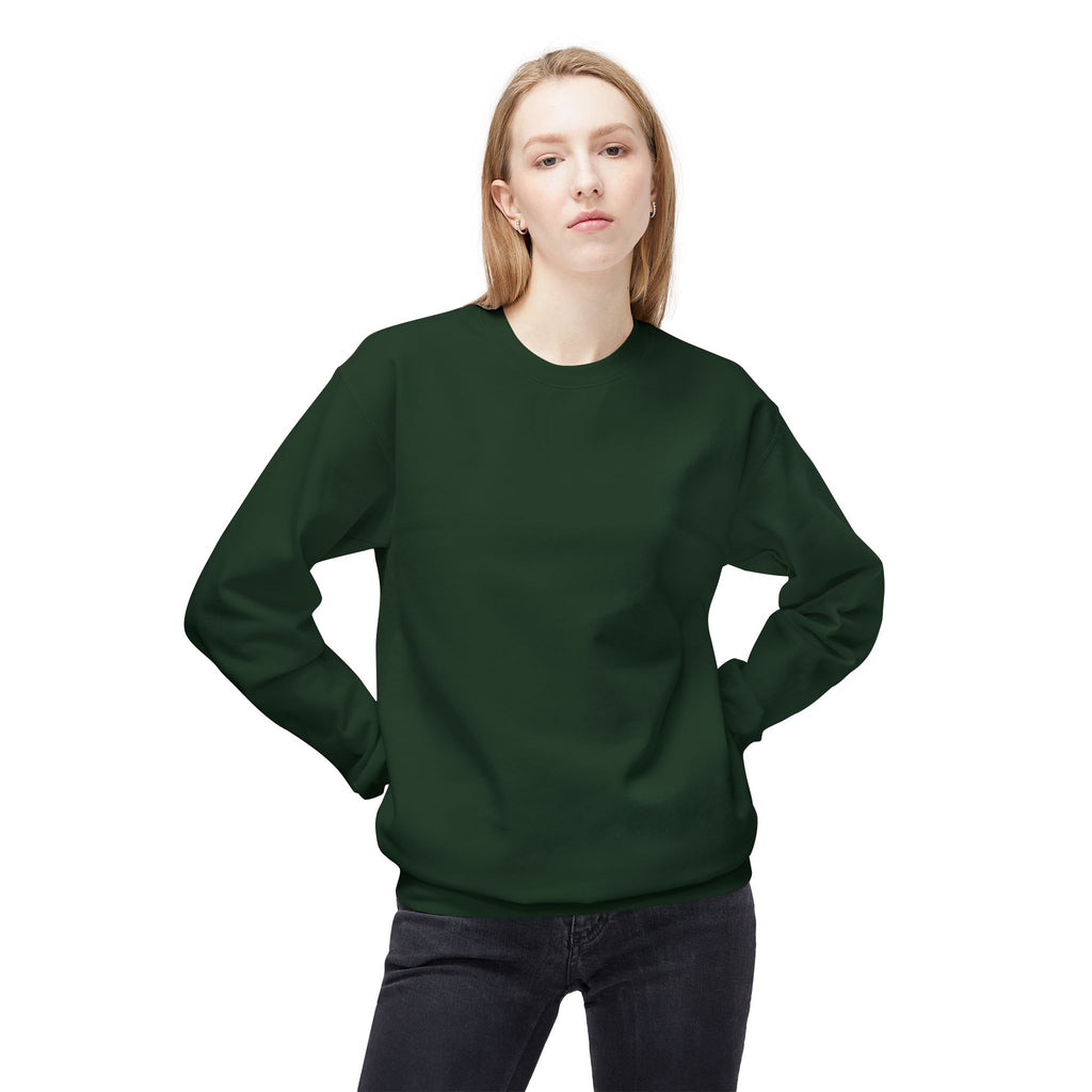 Whimsical Forest Tale Sweatshirt — Bunny & Fox Night Illustration