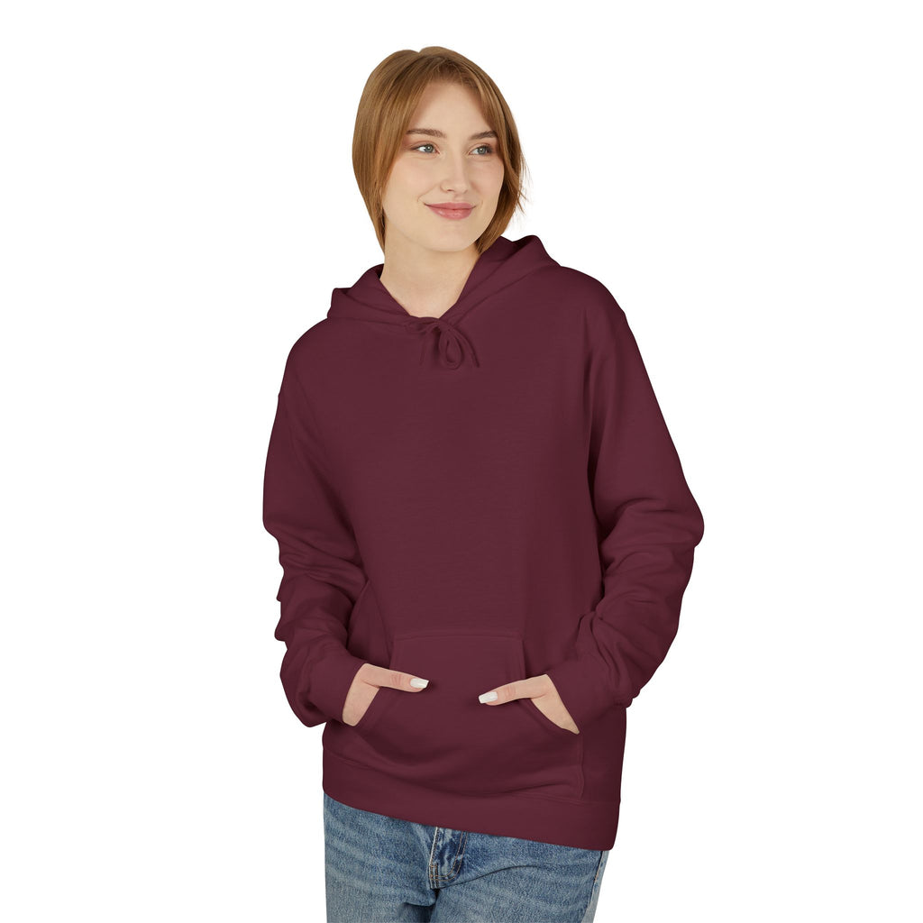 Artistic Abstract Portrait Hoodie — Colorful Modern Expression Back Print