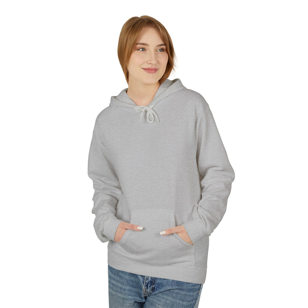 Artistic Abstract Portrait Hoodie — Colorful Modern Expression Back Print