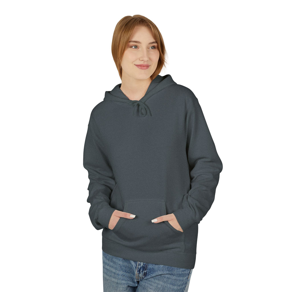 Artistic Abstract Portrait Hoodie — Colorful Modern Expression Back Print