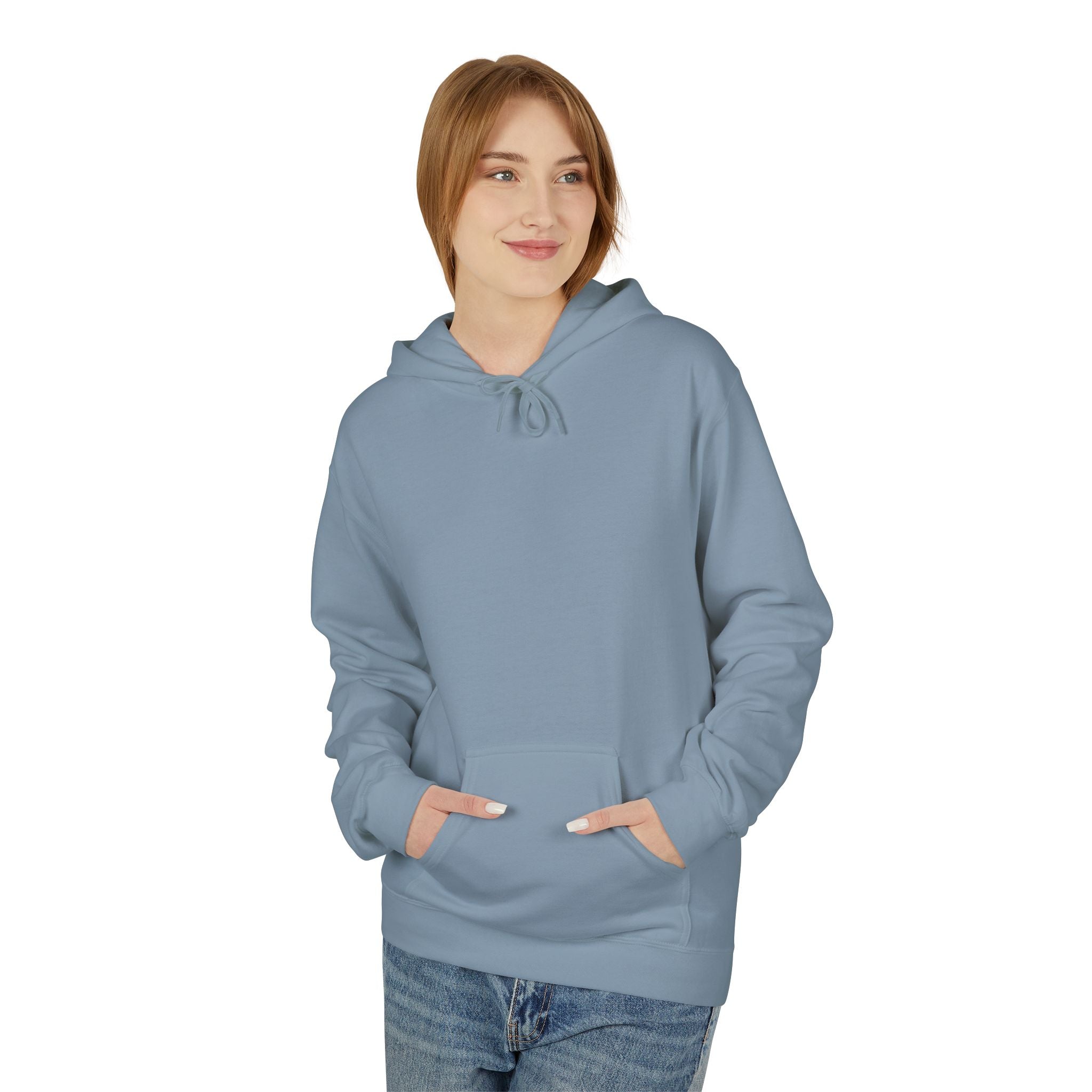 Artistic Abstract Portrait Hoodie — Colorful Modern Expression Back Print